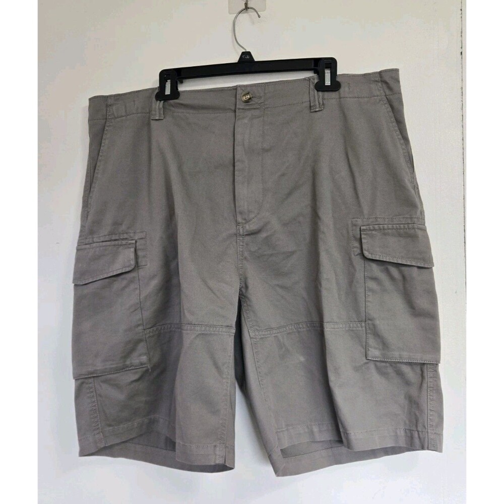 Polo Ralph Lauren Shorts Mens 38 Cargo Relaxed Chino Grey Outdoor Pockets